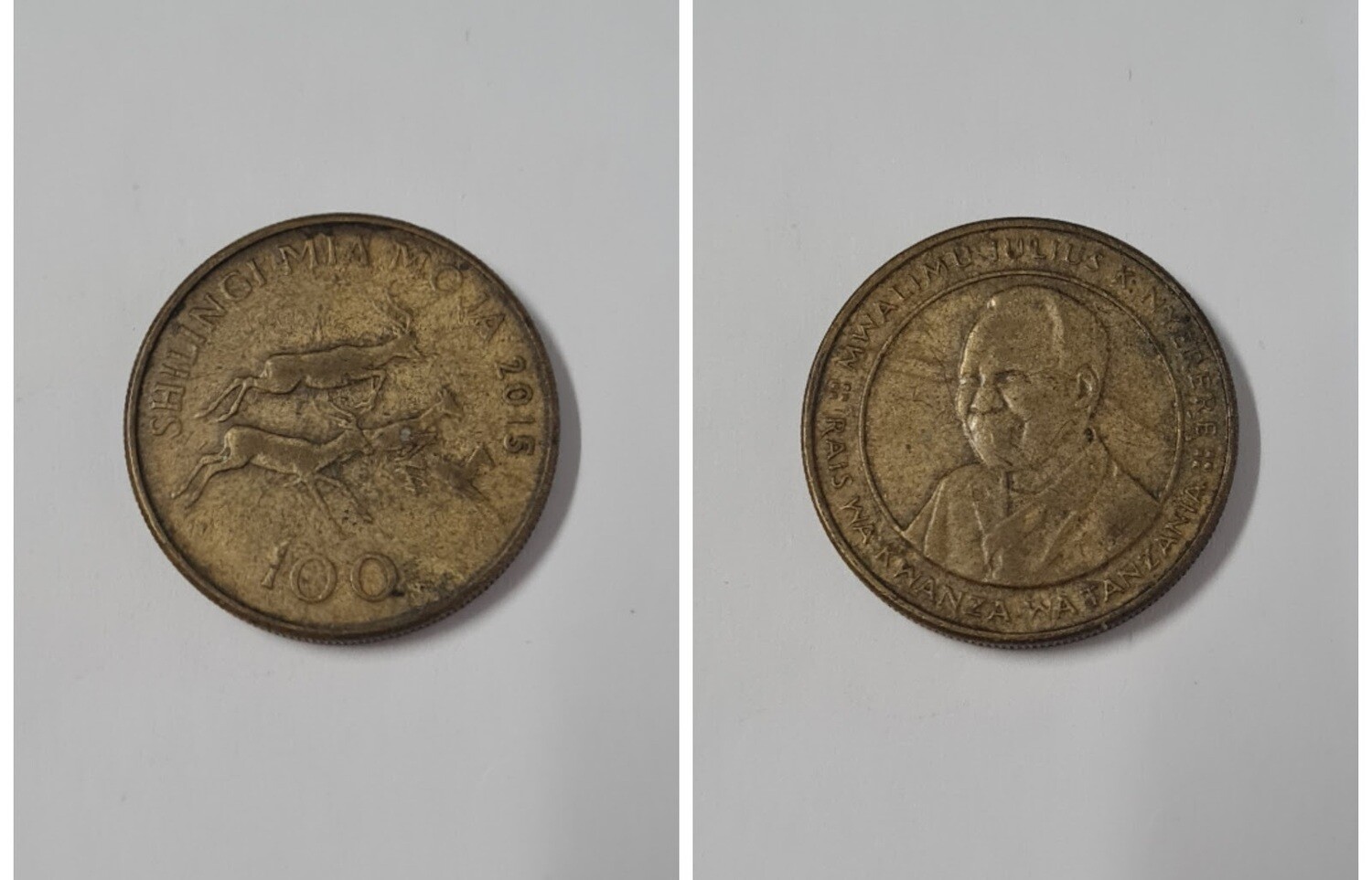 TANZANIA 100 SHILLINGI 2015