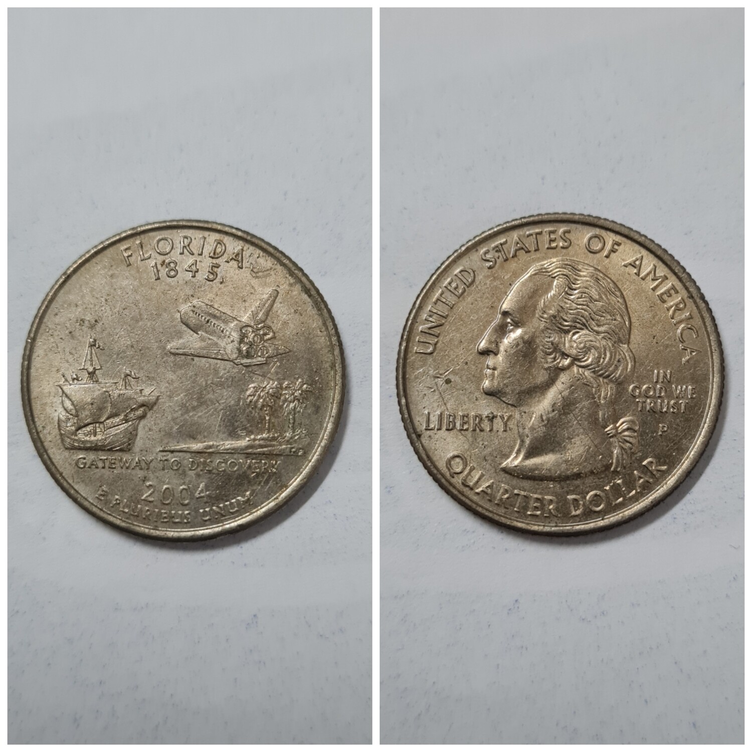 USA 1/4 DOLLAR FLORIDA 2004