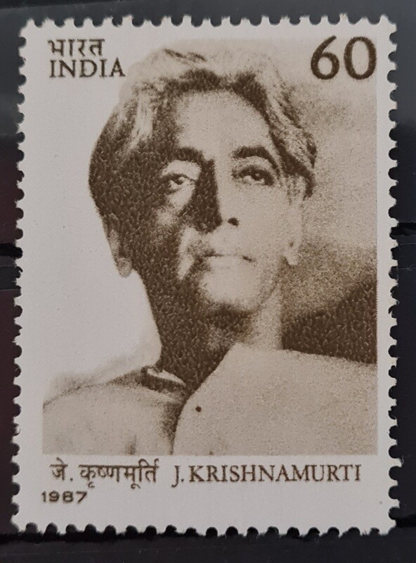 INDIA-J,KRISHNAMURTI 1987 MNH