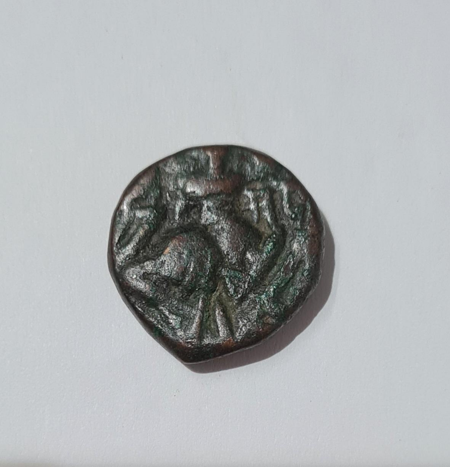 INDIA-KASHMIR UTPALA DYNASTY -NANDI GUPTA copper