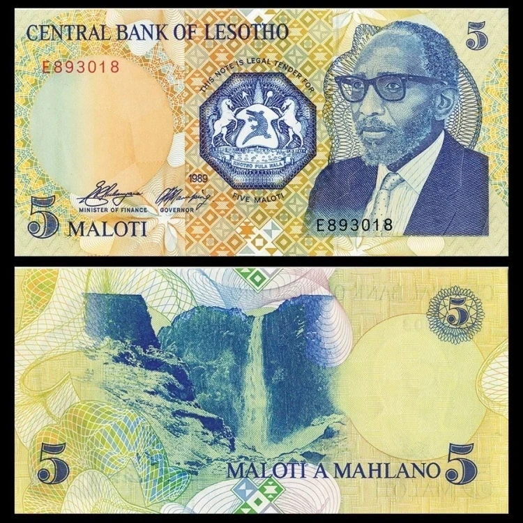 LESOTHO 5 MALOTI UNC