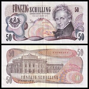 AUSTRIA 50 SHILLINGS USED
