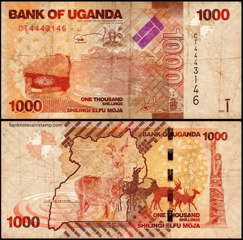 UGANDA 1000 SHILLINGS UNC