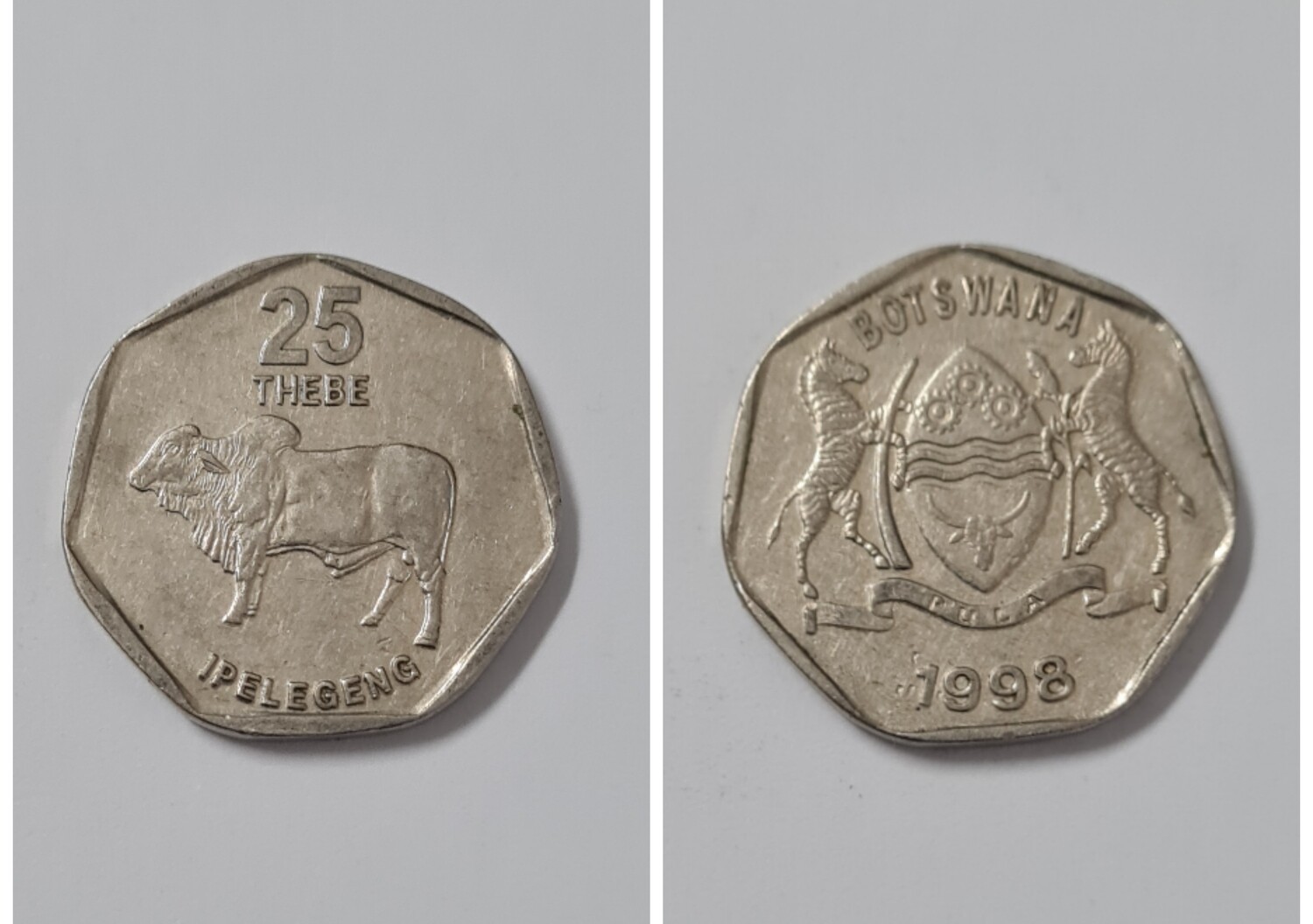 BOTSWANA 25 THEBE 1998