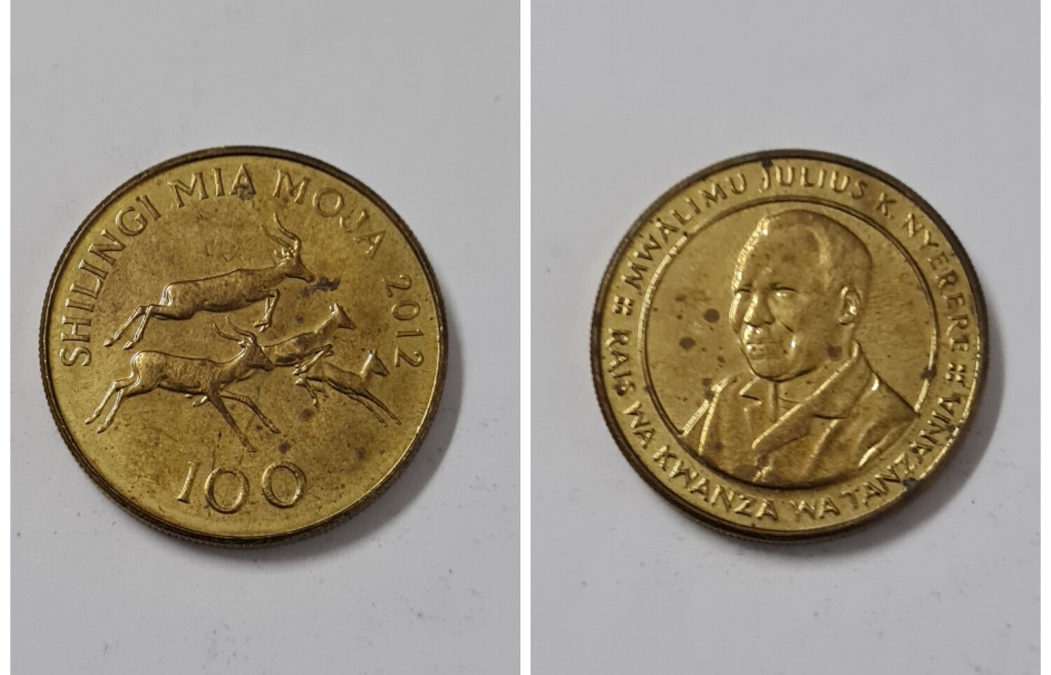 TANZANIA 100 SHILLINGI 2012