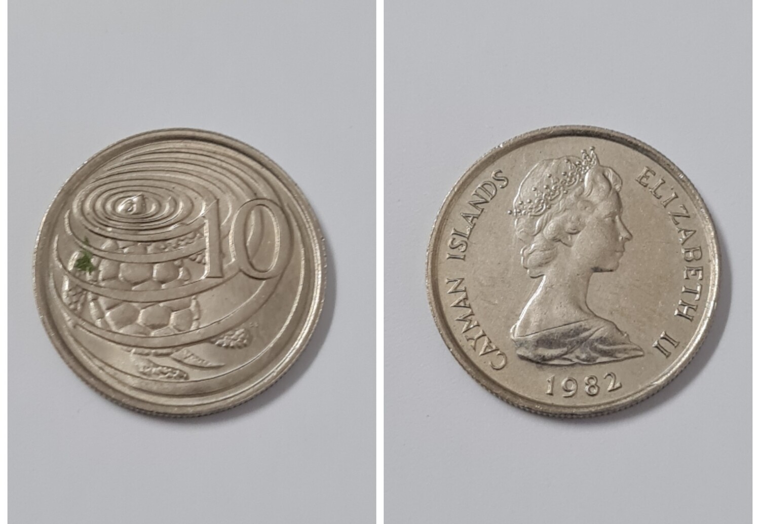 CAYMAN ISLAND 10 CENTS 1982