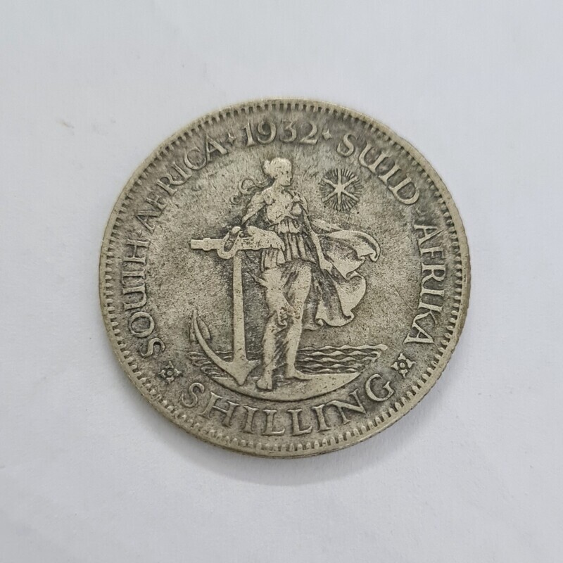 SOUTH AFRICA-1 SHILLING- GEORGE VI-1932
