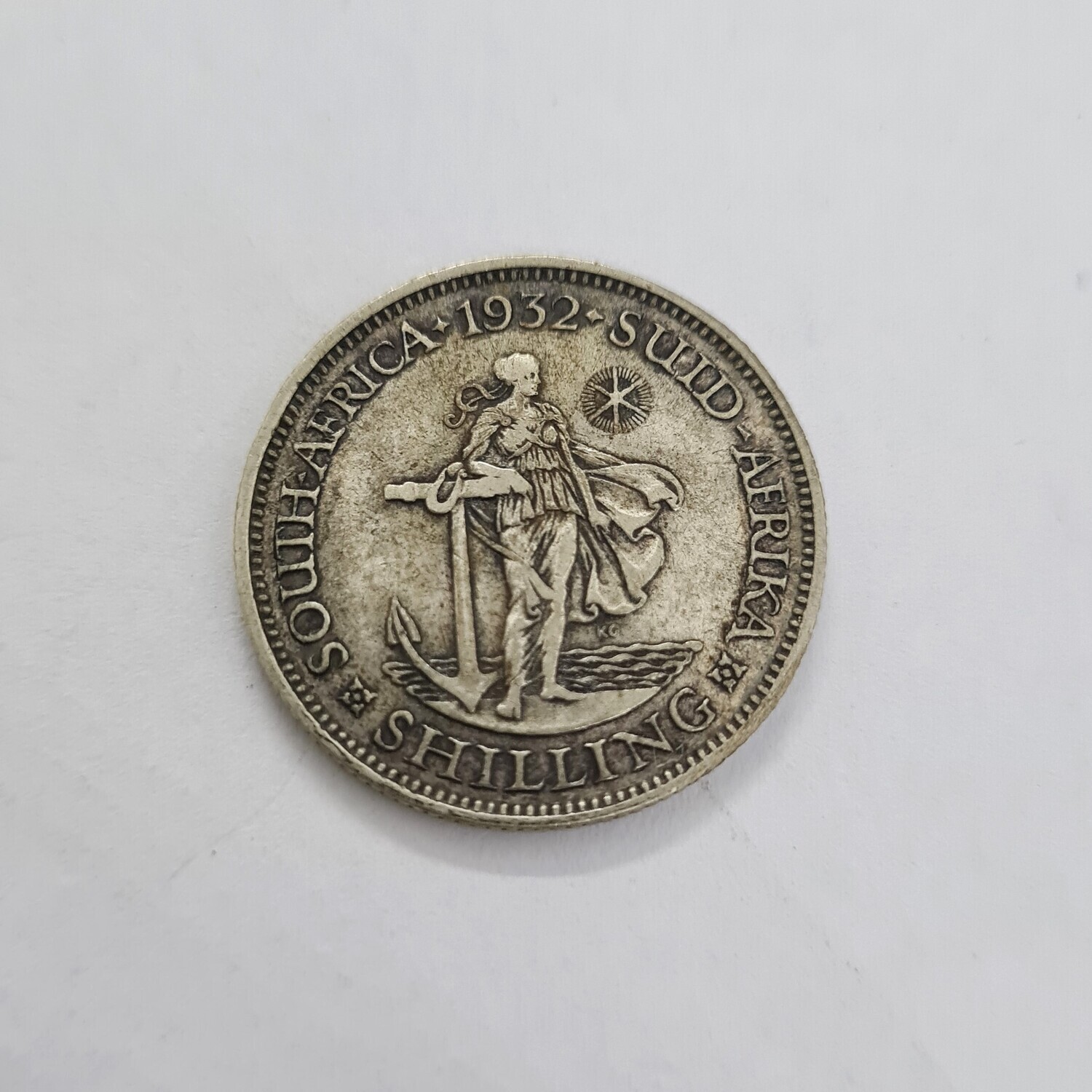 SOUTH AFRICA-1 SHILLING- GEORGE VI-1932