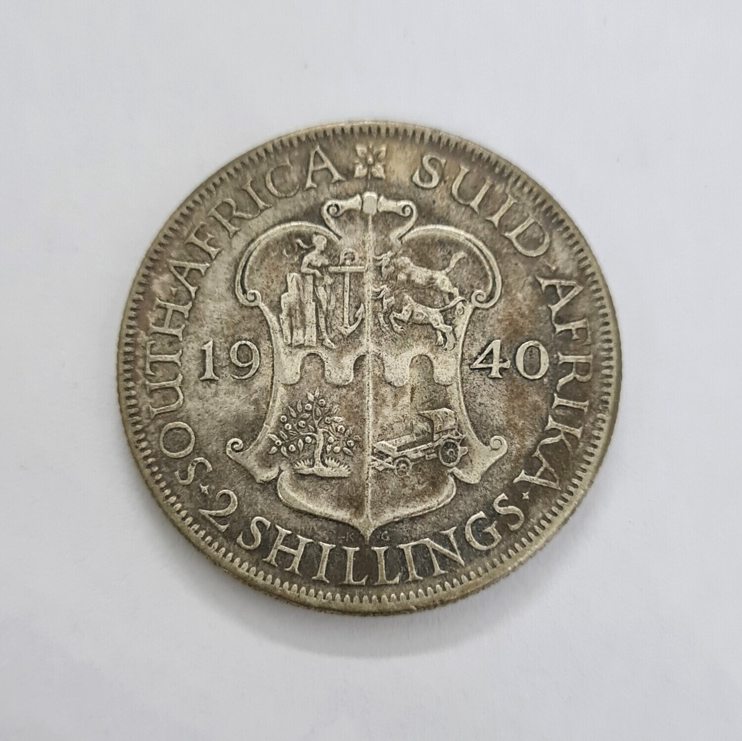 SOUTH AFRICA 2 SHILLINGS - GEORGE VI -1940