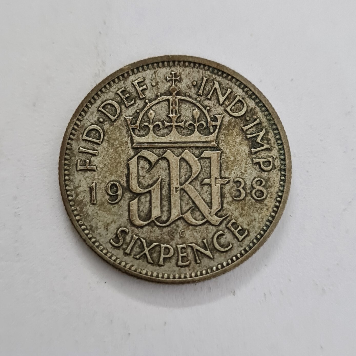 UNITED KINGDOM-6 PENC- GEORGE VI-1938