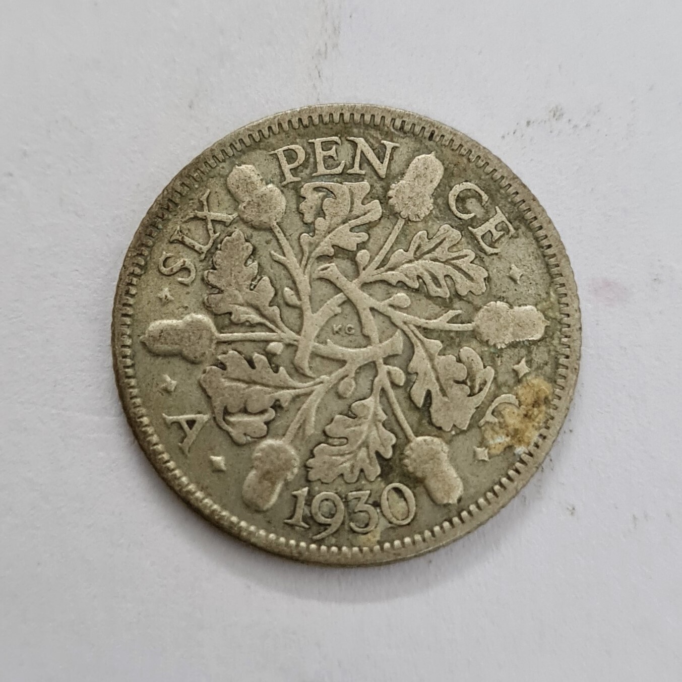 UNITED KINGDOM-6 PENCE-GEORGE V-1930