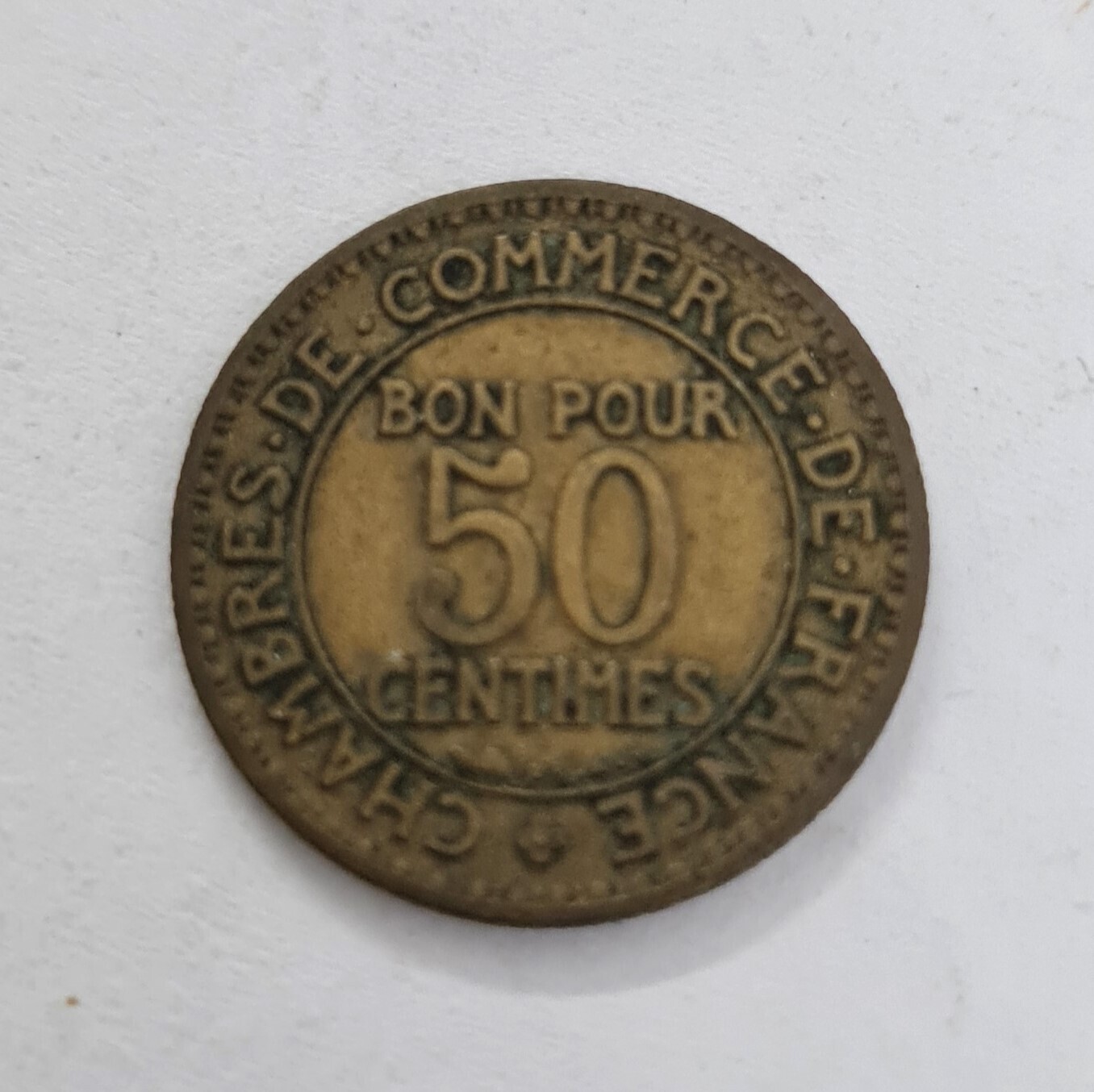 1922 FRANCS 50 CENTIMES