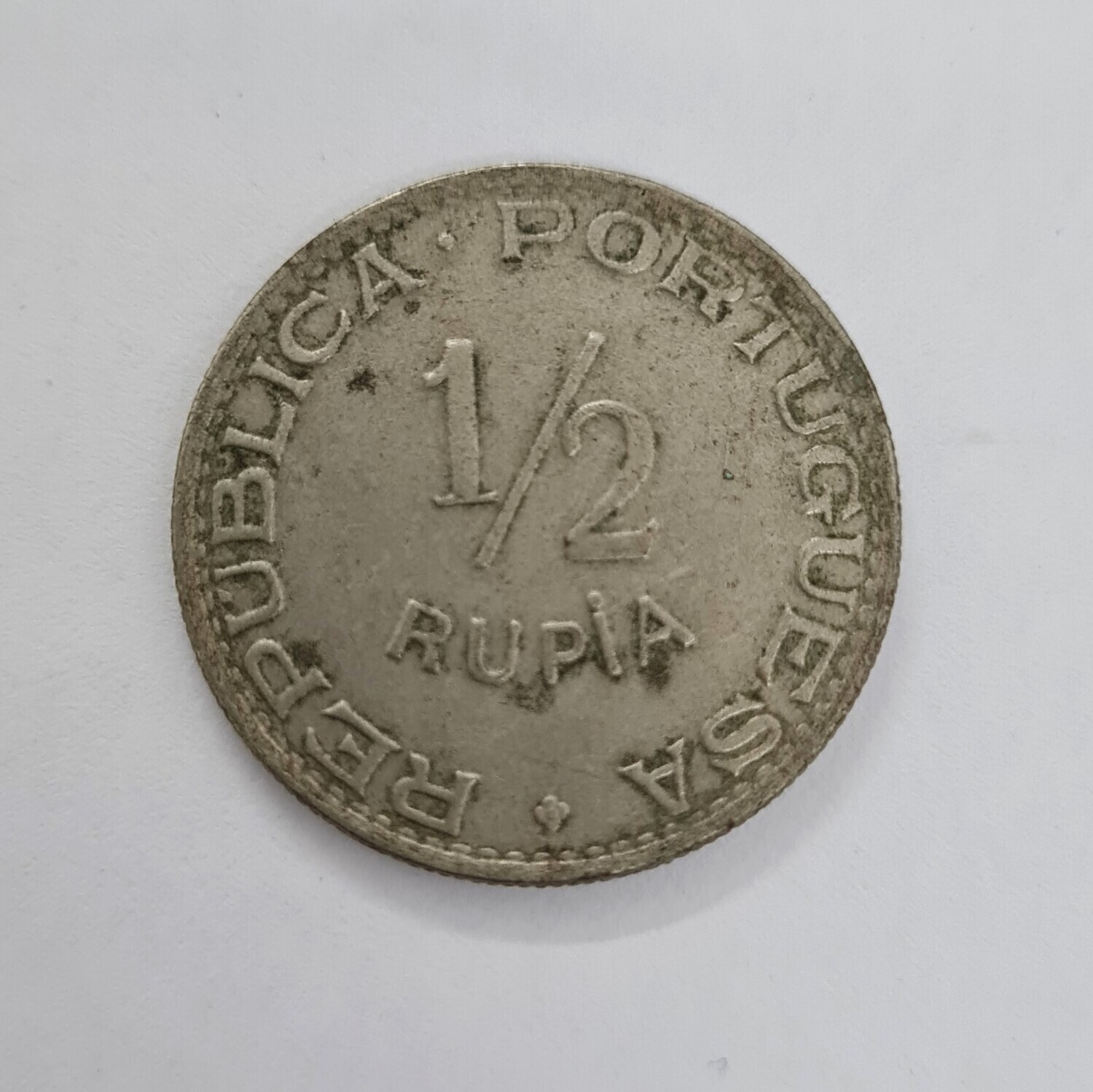 PORTUGUESE INDIA-½ RUPIA-1947