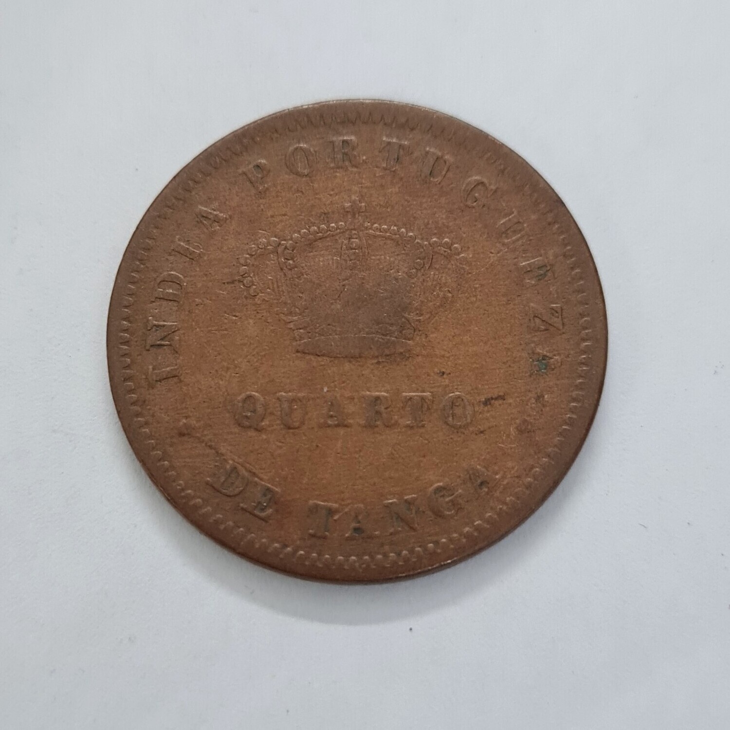 PORTUGUESE INDIA-¼ TANGA - LUÍZ I-1881