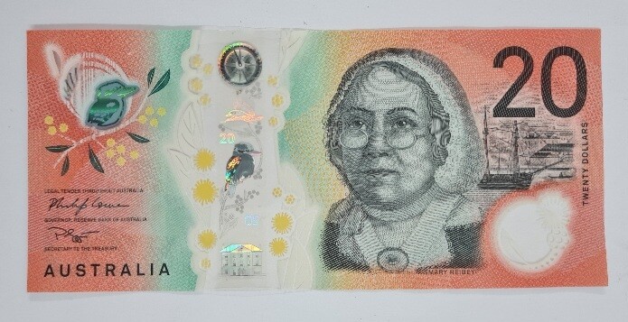 AUSTRALIA- 20 DOLLAR USED