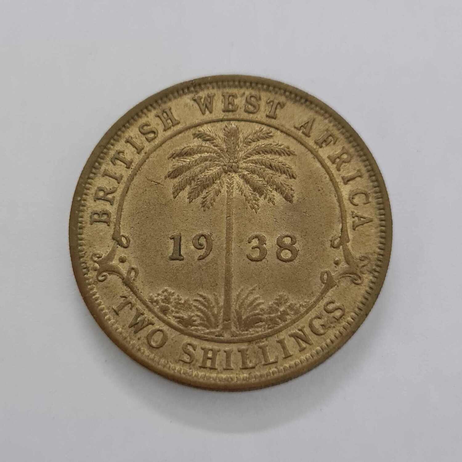 BRITISH WEST AFRICA-TWO SHILLING-1938