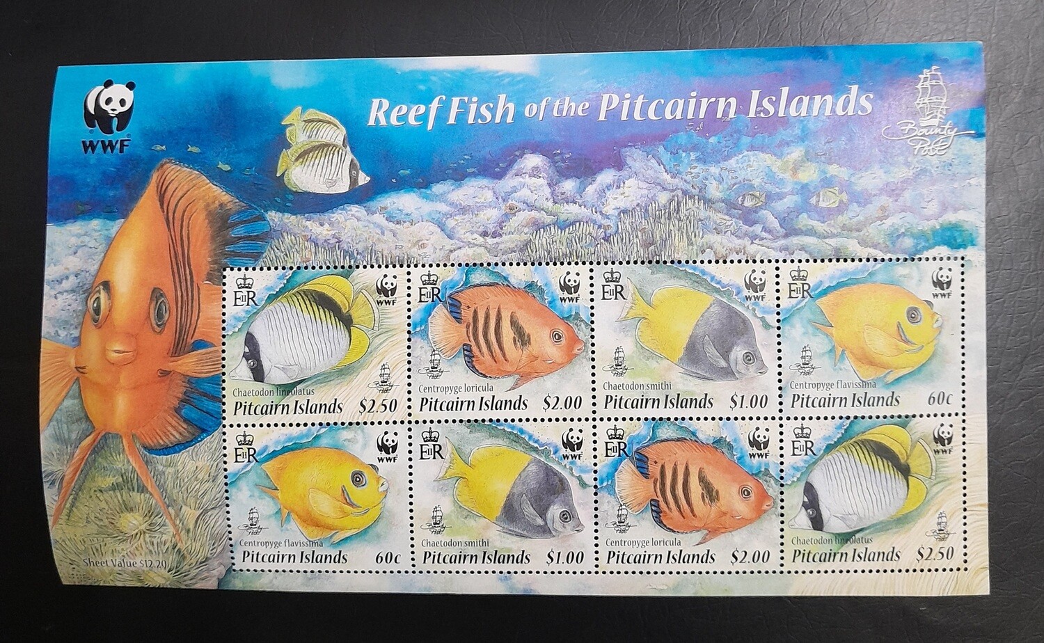 PITCAIRN ISLANDS- REEF FISH OF PITCAIRN ISLANDS SHEETLET MNH