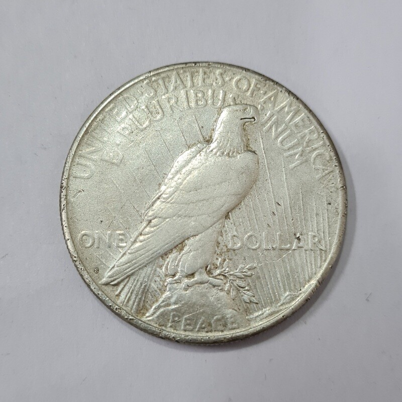 1 PEACE DOLLAR-SILVER-UNITED STATES 1924