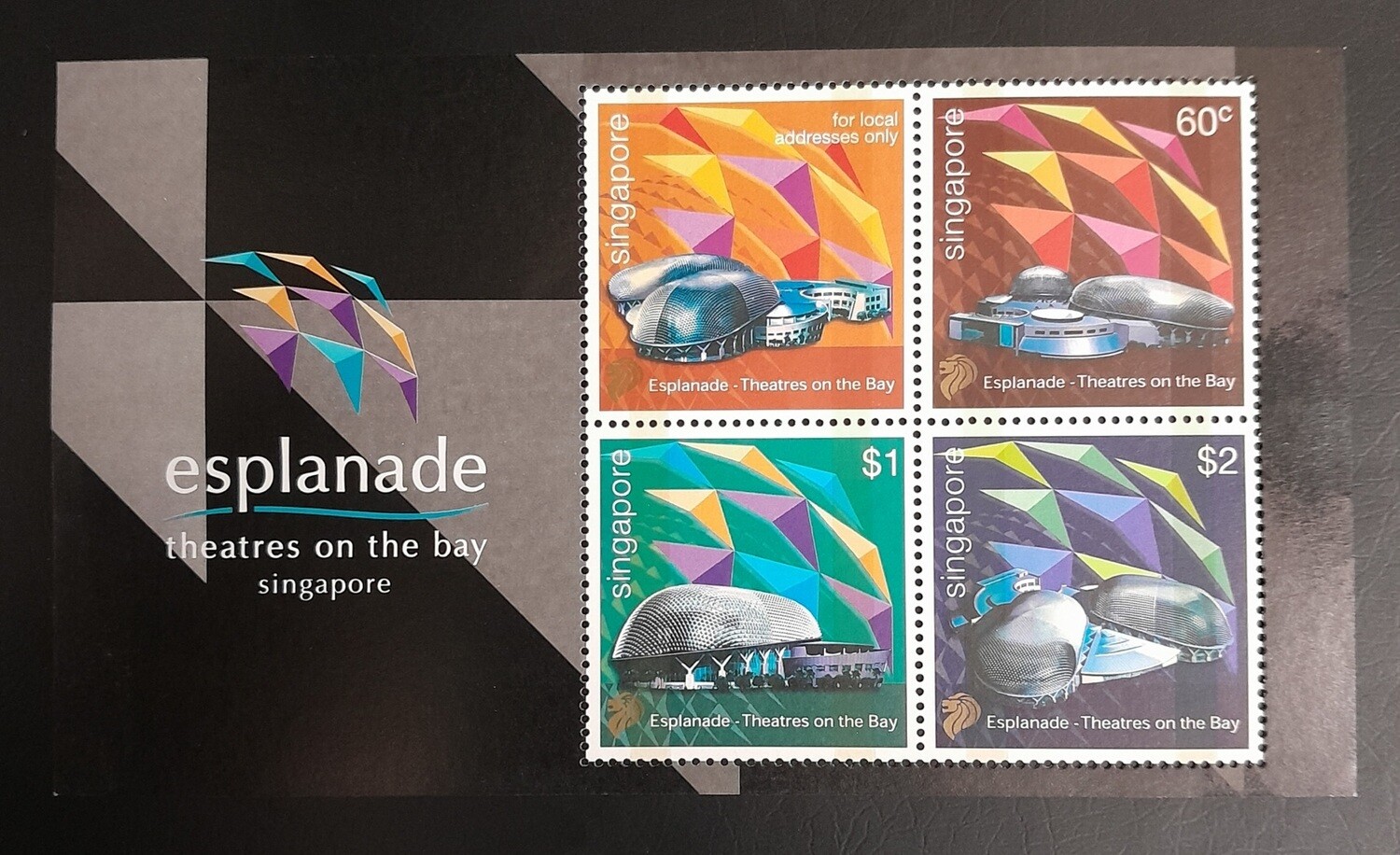 MINIATURE SHEETS- SINGAPORE, ESPLANADE-THEATRES ON THE BAY, YEAR-2002, MNH
