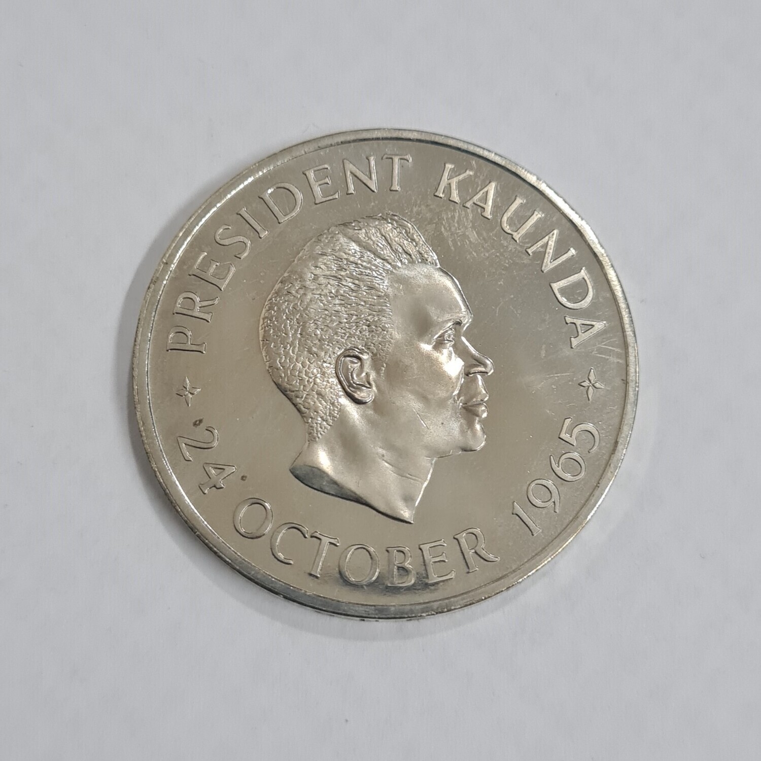 ZAMBIA-5 SHILLINGS-INDEPENDENCE-1965