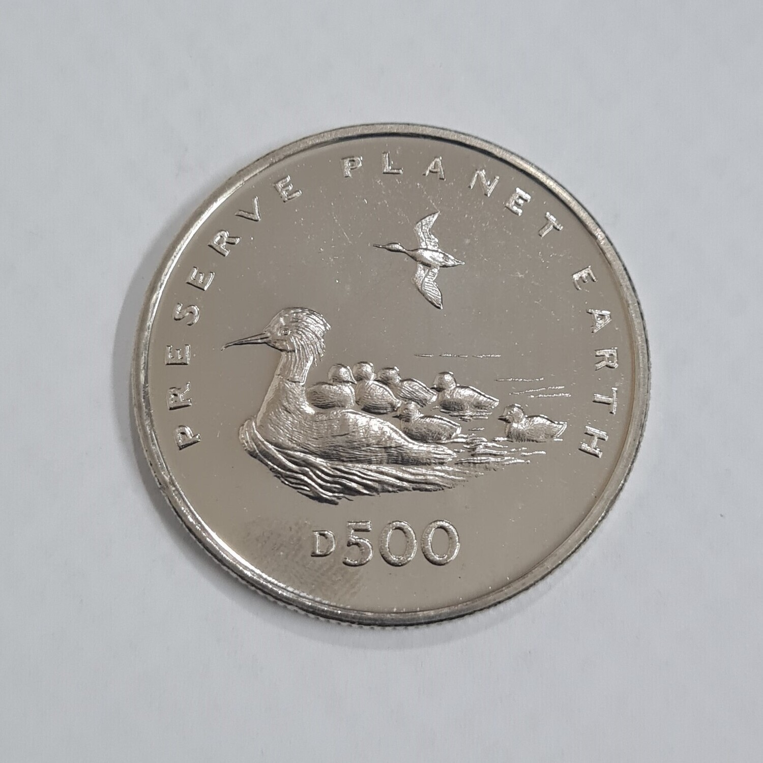 BOSNIA AND HERZEGOVINA-500 DINARA-GOOSANDER BIRD-1996