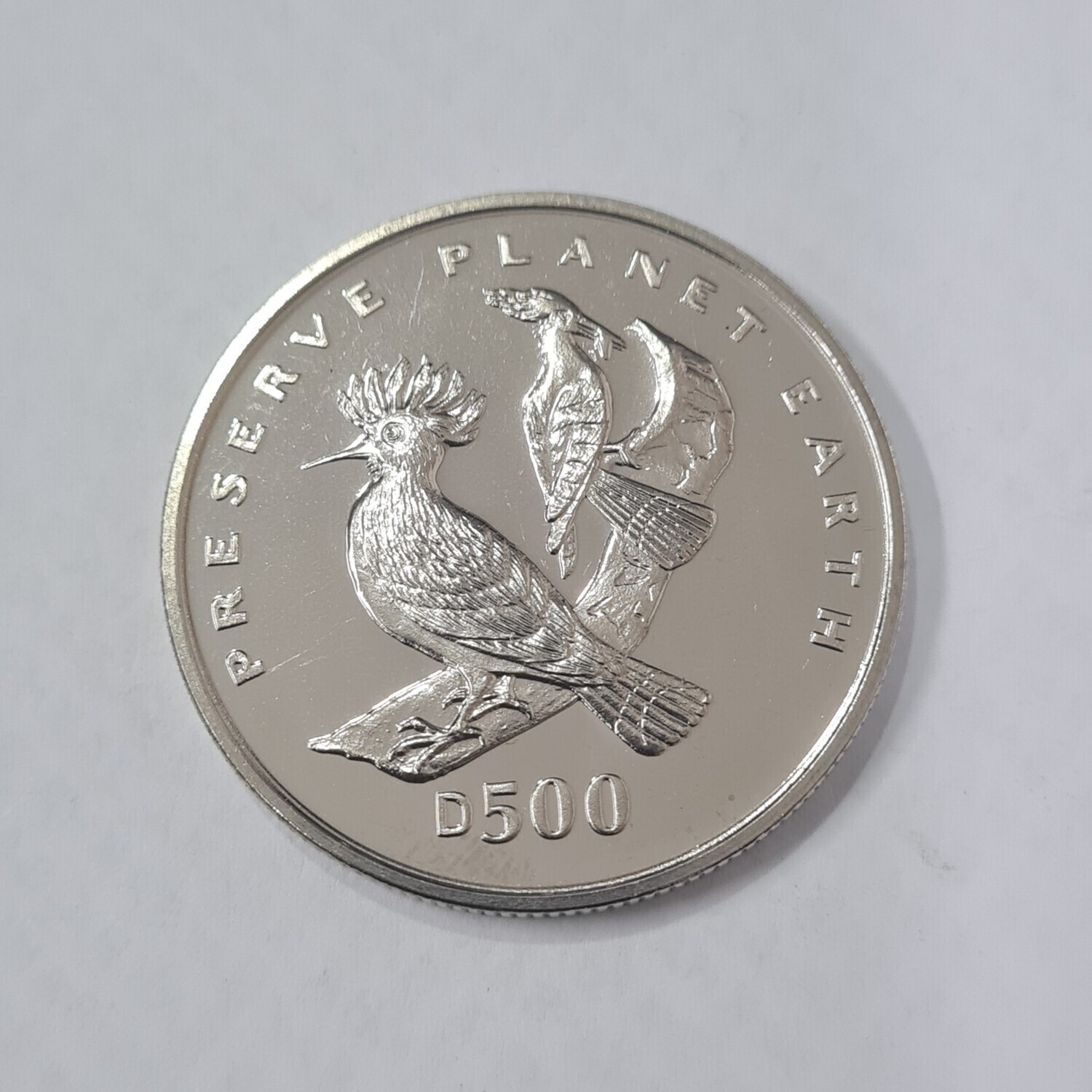 BOSNIA AND HERZEGOVINA-500 DINARA-HOOPOE BIRDS-1996