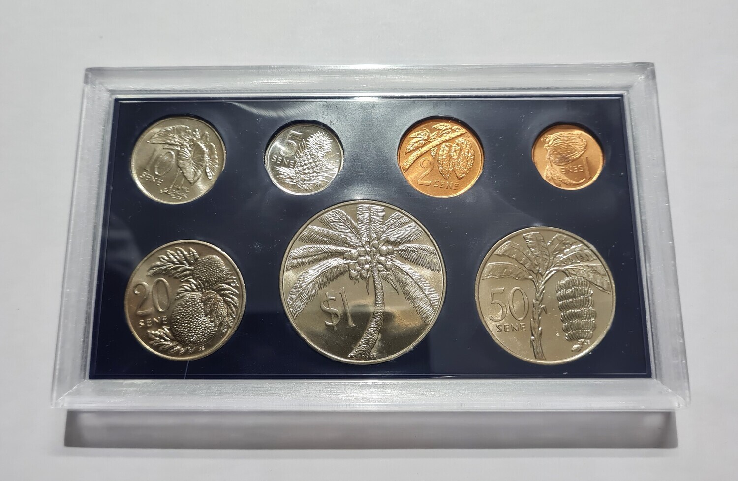 PROOF SET WESTERN SAMOA 1974 SPECIMEN COIN