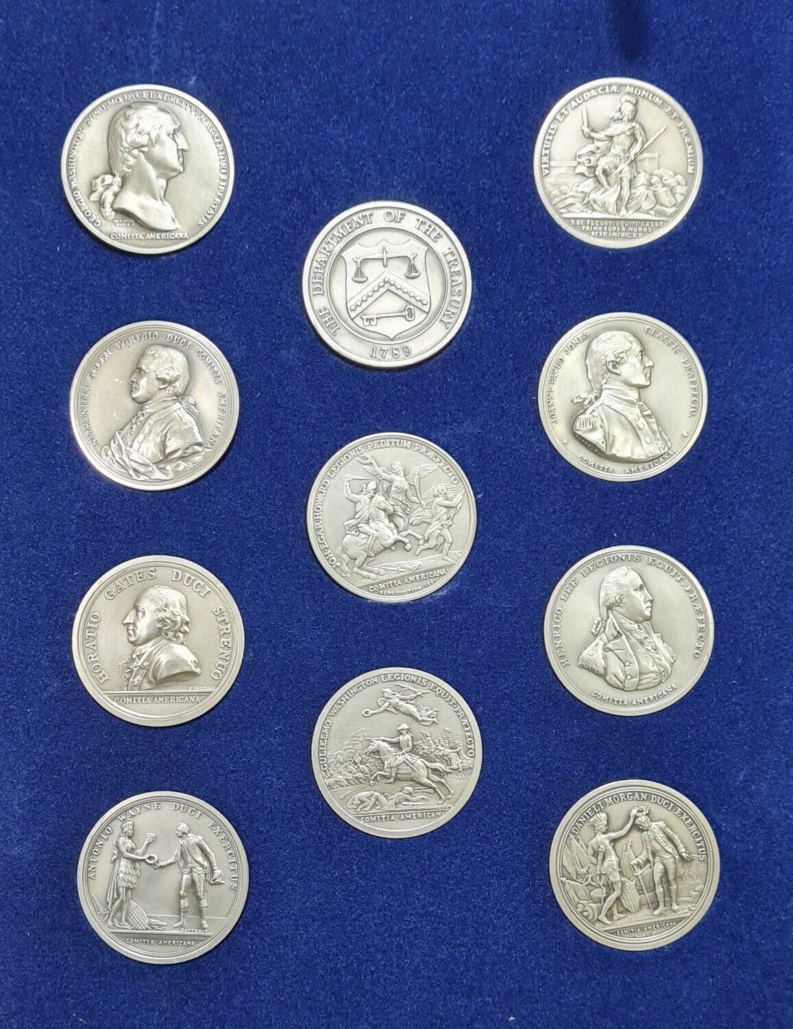 US MINT AMERICA'S FIRST MEDALS COMMEMORATING BATTLES OF THE AMERICAN REVOLUTION