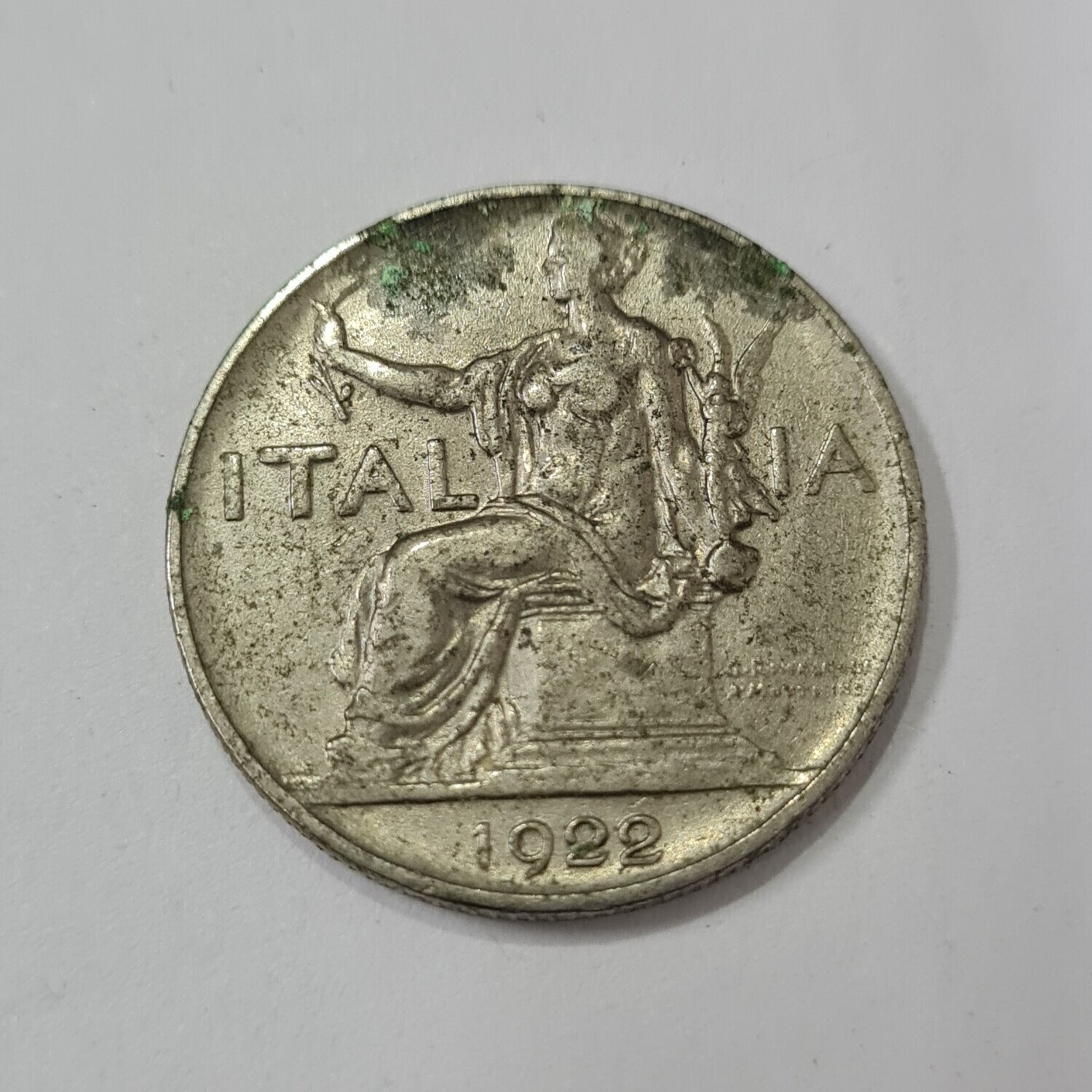 ITALY-1 LIRA-VITTORIO EMANUELE III-1922