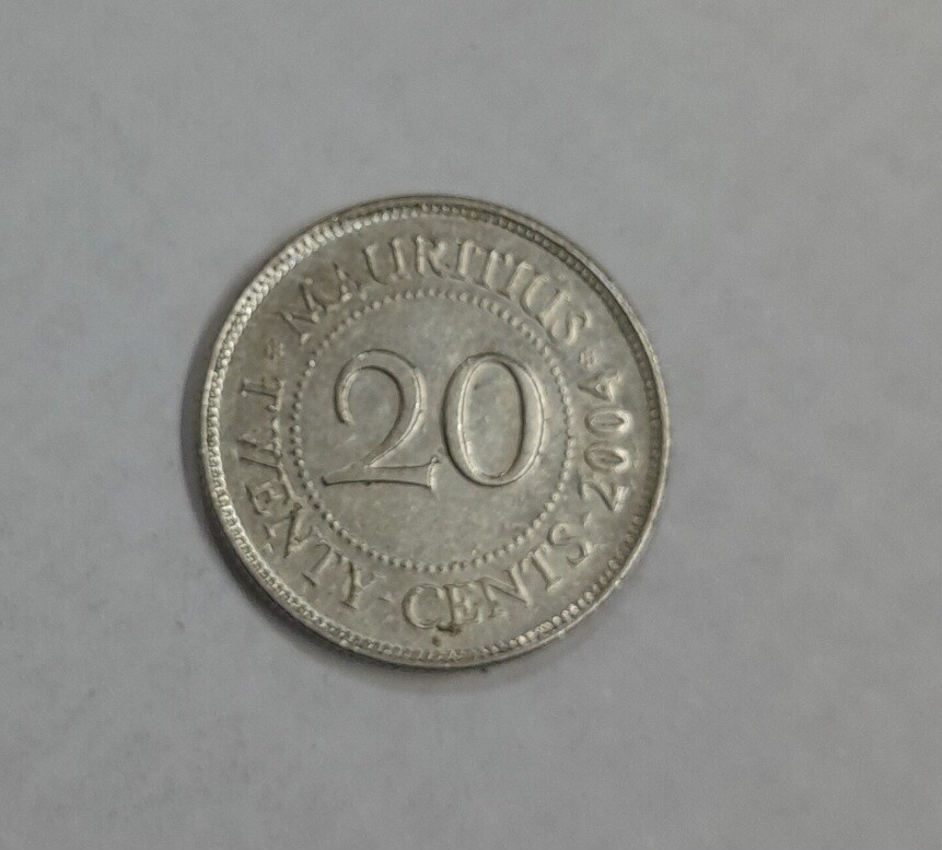 MAURITIUS 20 CENTS - 2004