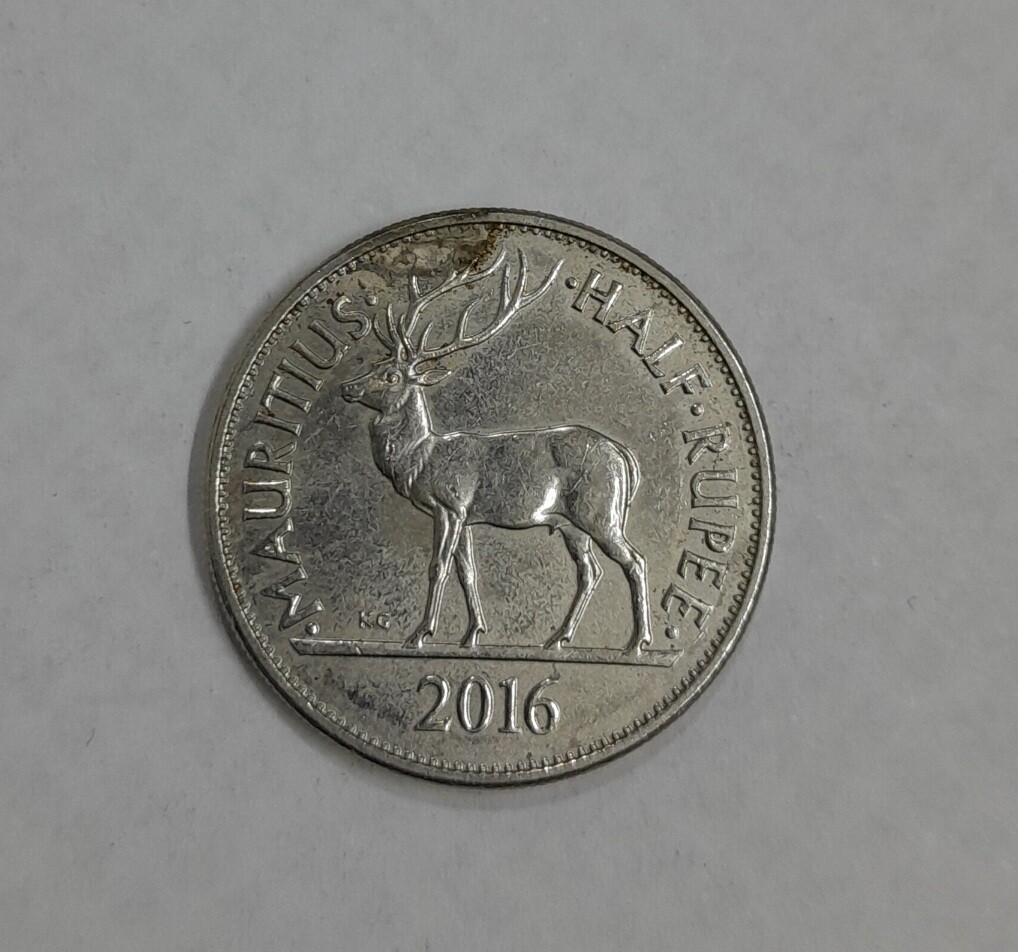 MAURITIUS HALF RUPEE -2016
