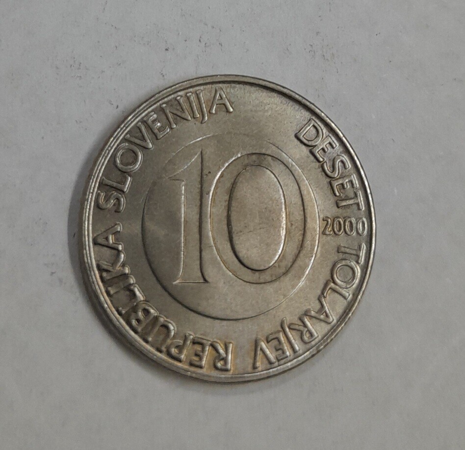 SLOVENIA 10 TOLAR 2000