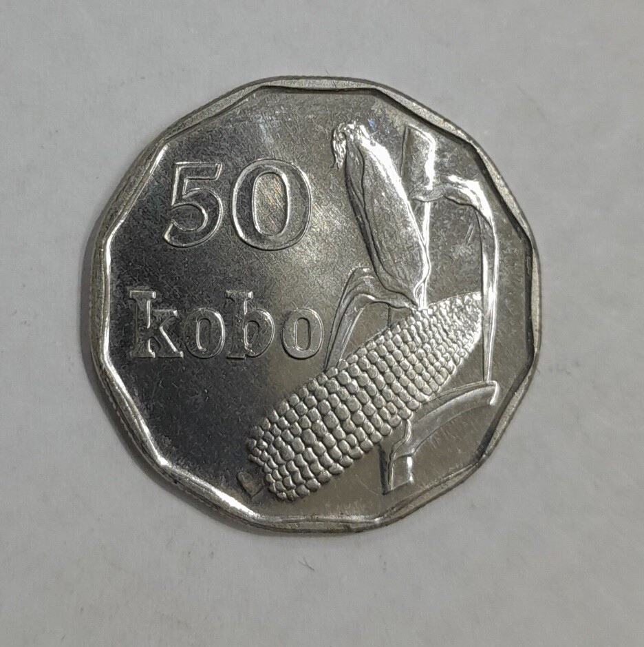 NIGERIA 50 KOBO 1991 UNC