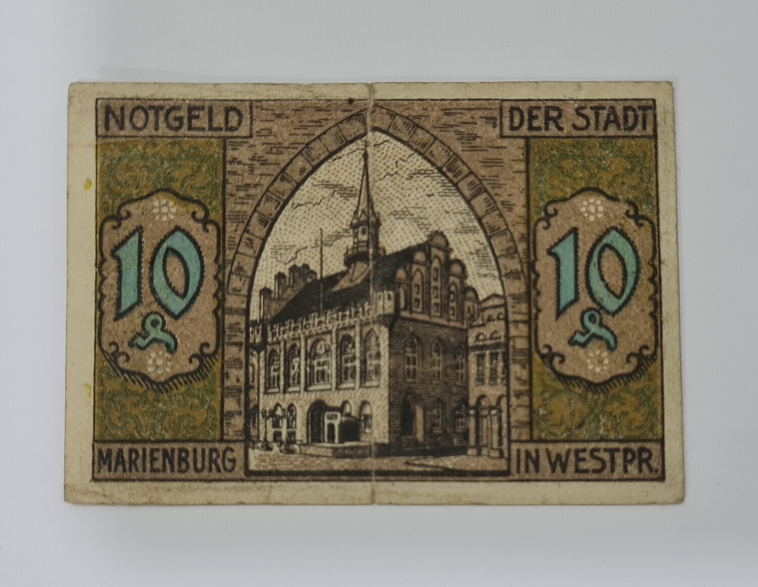 CITY OF MARIENBURG WPR. 10 PFENNIGS 