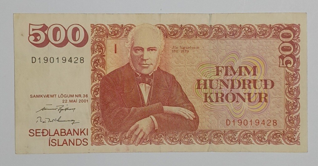 ICELAND 500 KRONUR XF