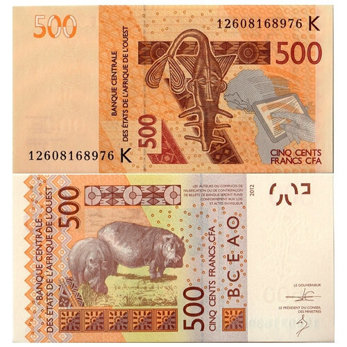 SENEGAL 500 FRANCS UNC