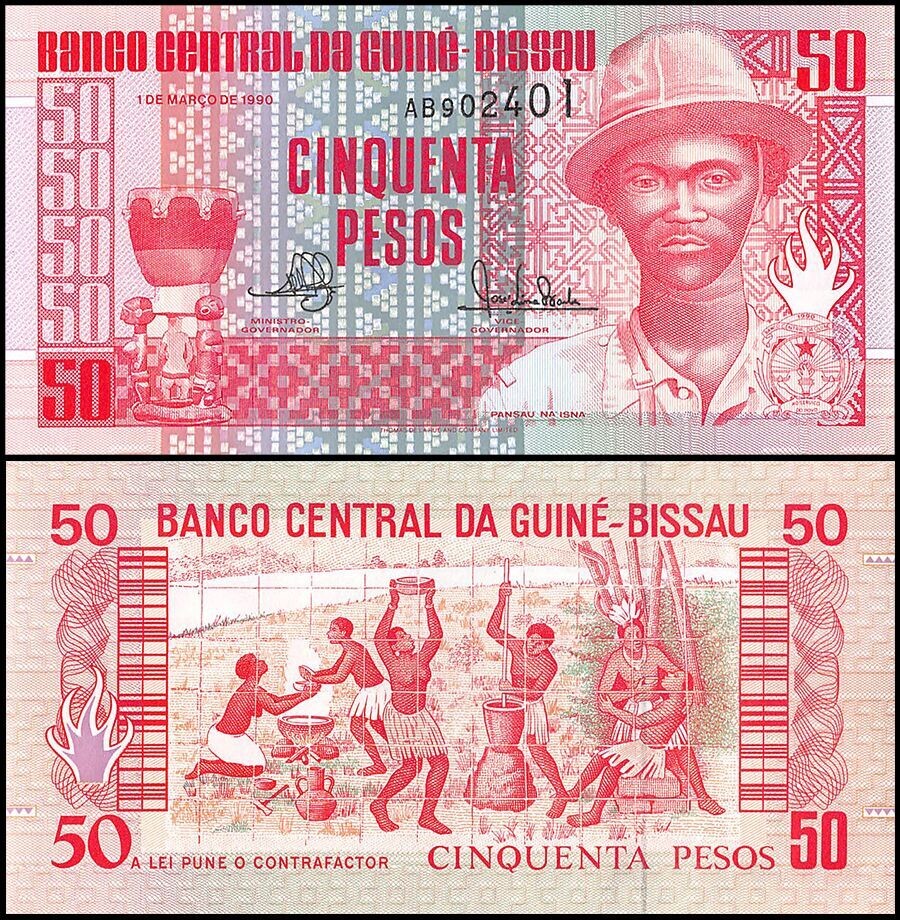 GUINEA BISSAU 50 PESOS UNC