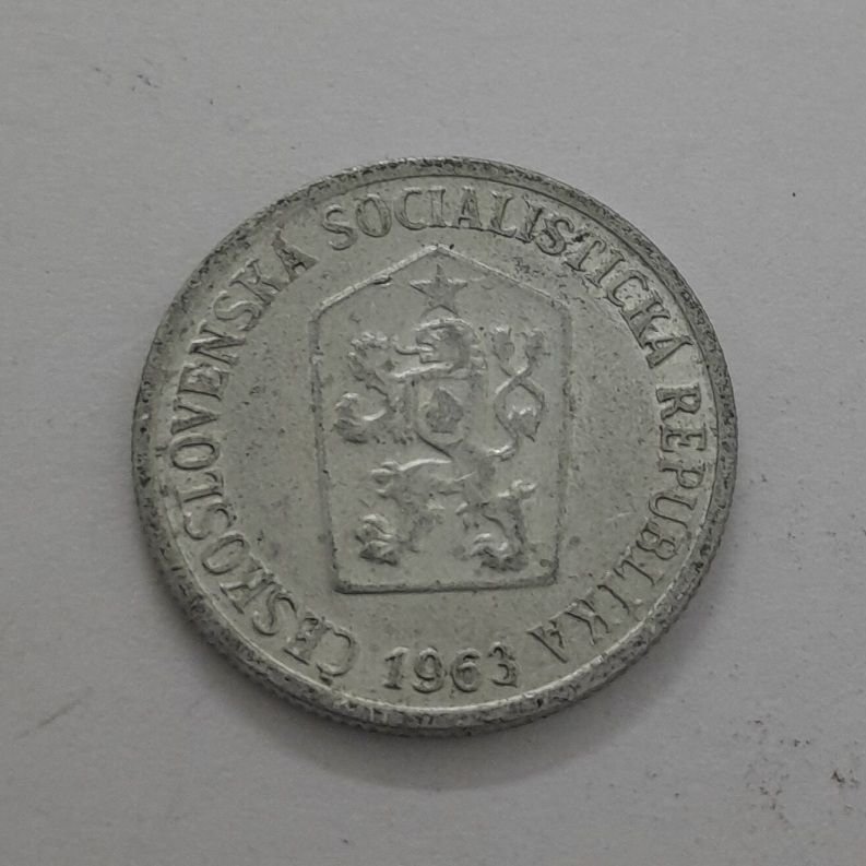 CZECHOSLOVAKIA 10 HALERU 1963