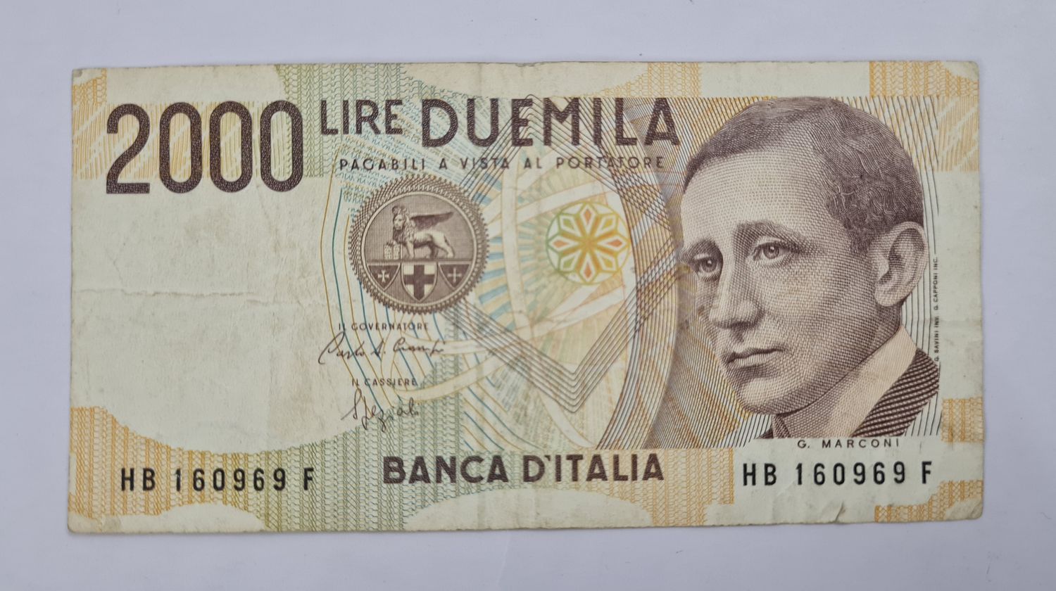 ITALY 2000 LIRE -MARCONI