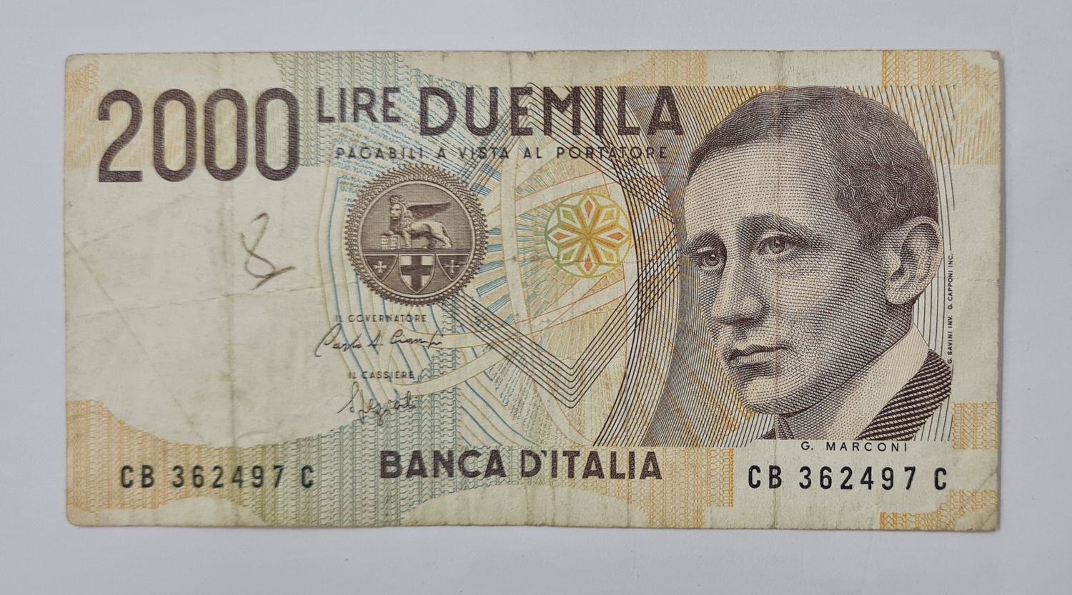 ITALY-2000 LIRE-GUGLIELMO MARCONI