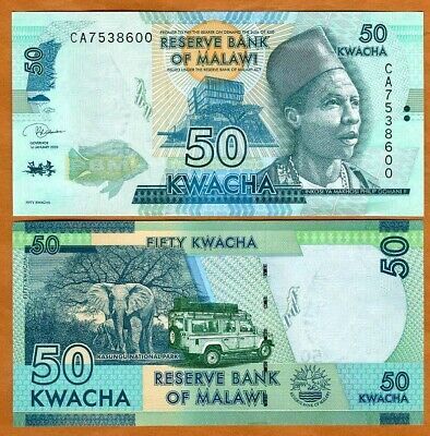 MALAWI 50 KWACHA UNC