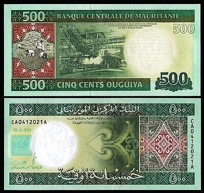 MAURITANIA 500 OUGUIYA UNC