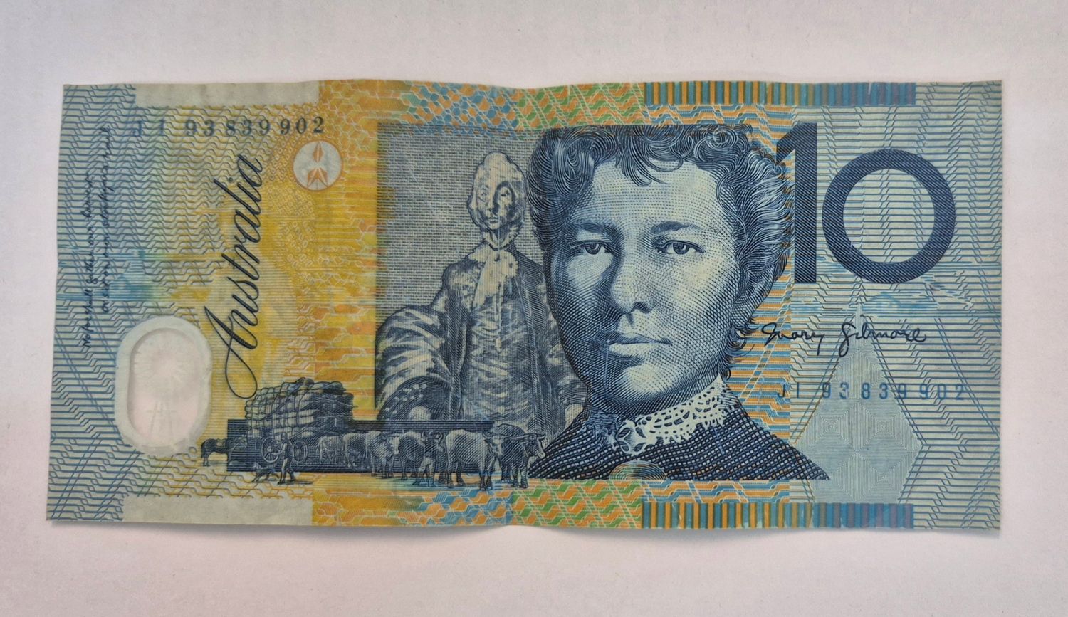 AUSTRALIA 5 DOLLAR POLYMER-USED