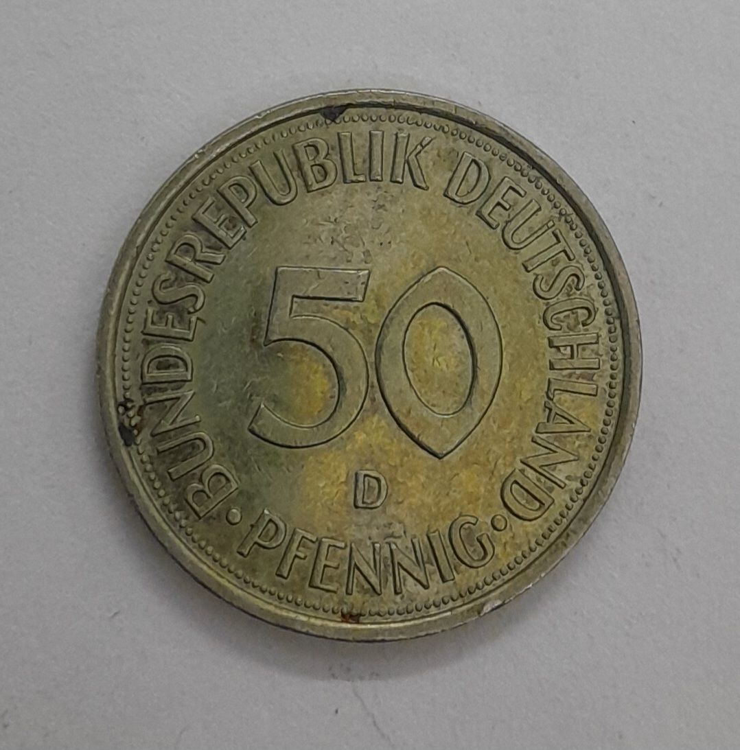 GERMANY 50 PFENNING-1975