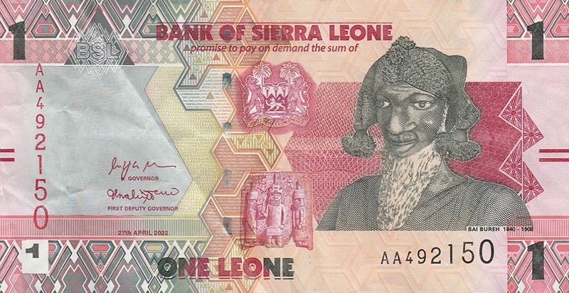 SIERRA LEONE 1 LEONE UNC