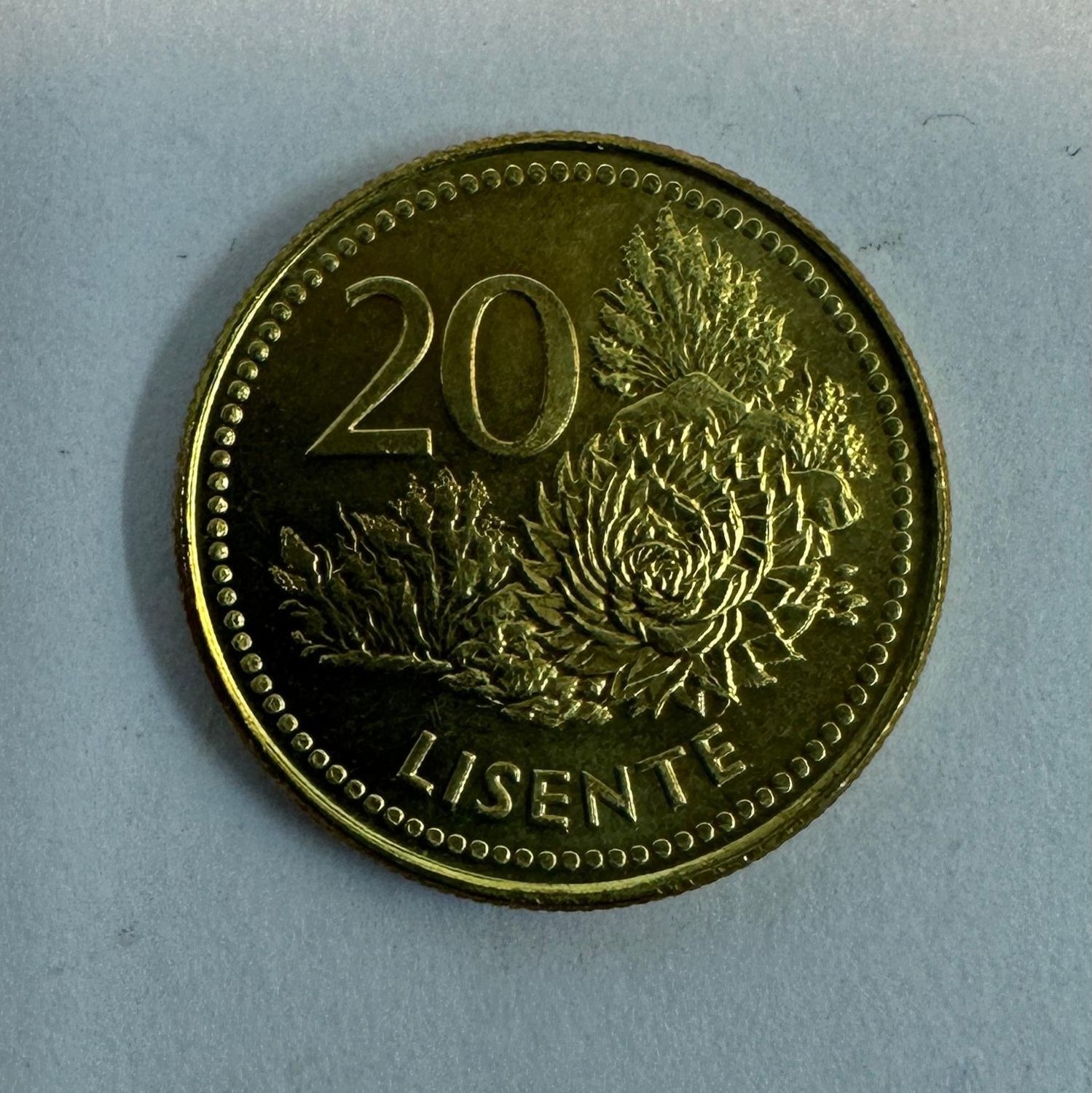 LESOTHO 20 LISENTE-1998 UNC