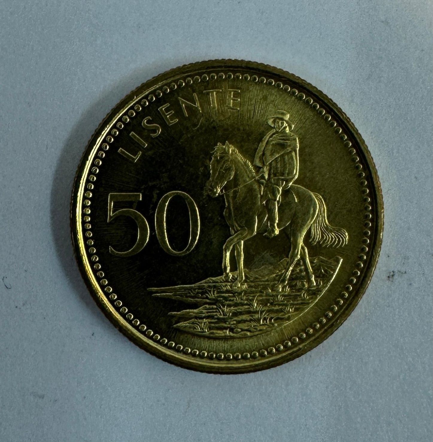 LESOTHO 50 LISENTE-1998 UNC