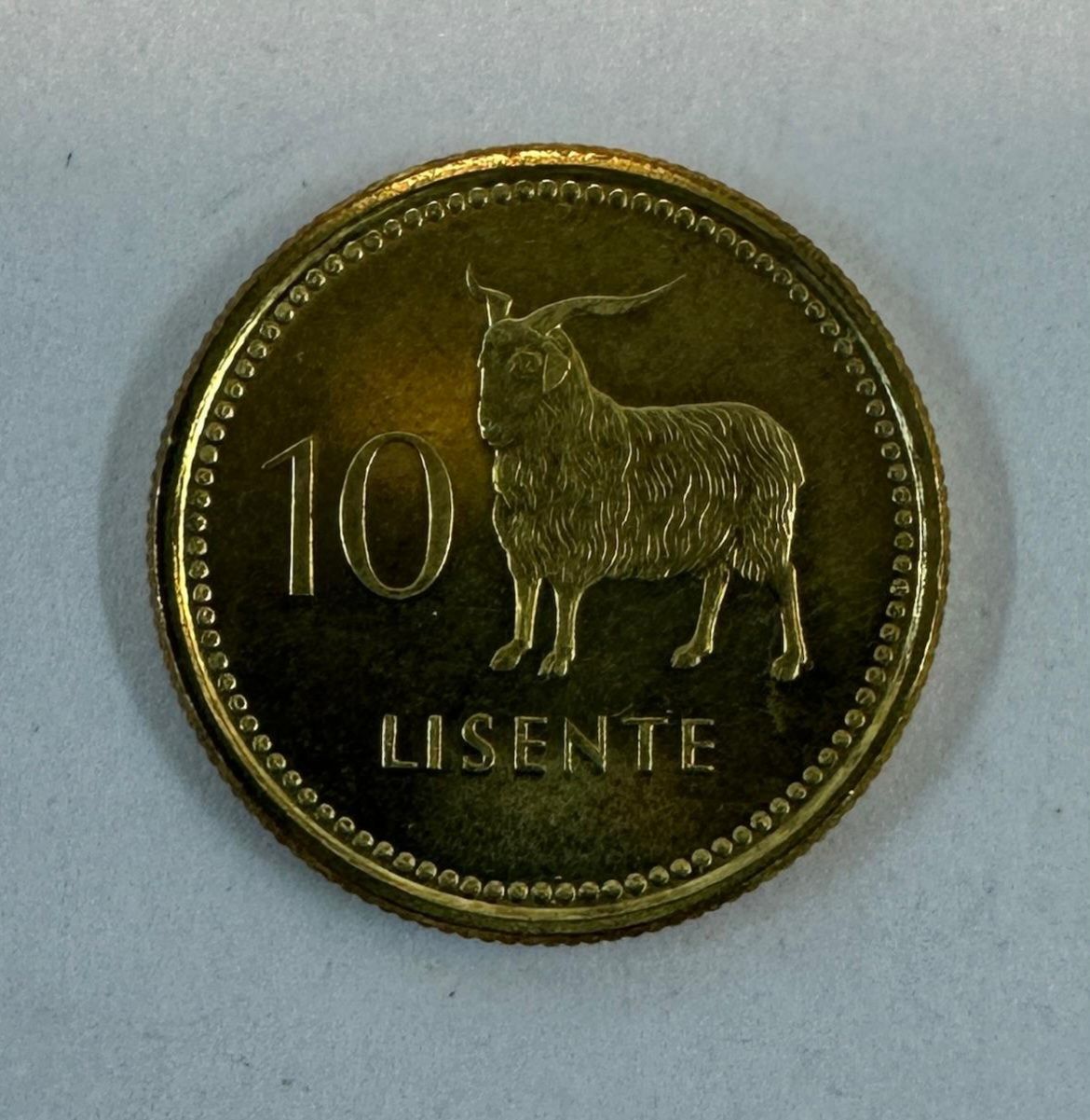 LESOTHO 10 LISENTE-1998 UNC