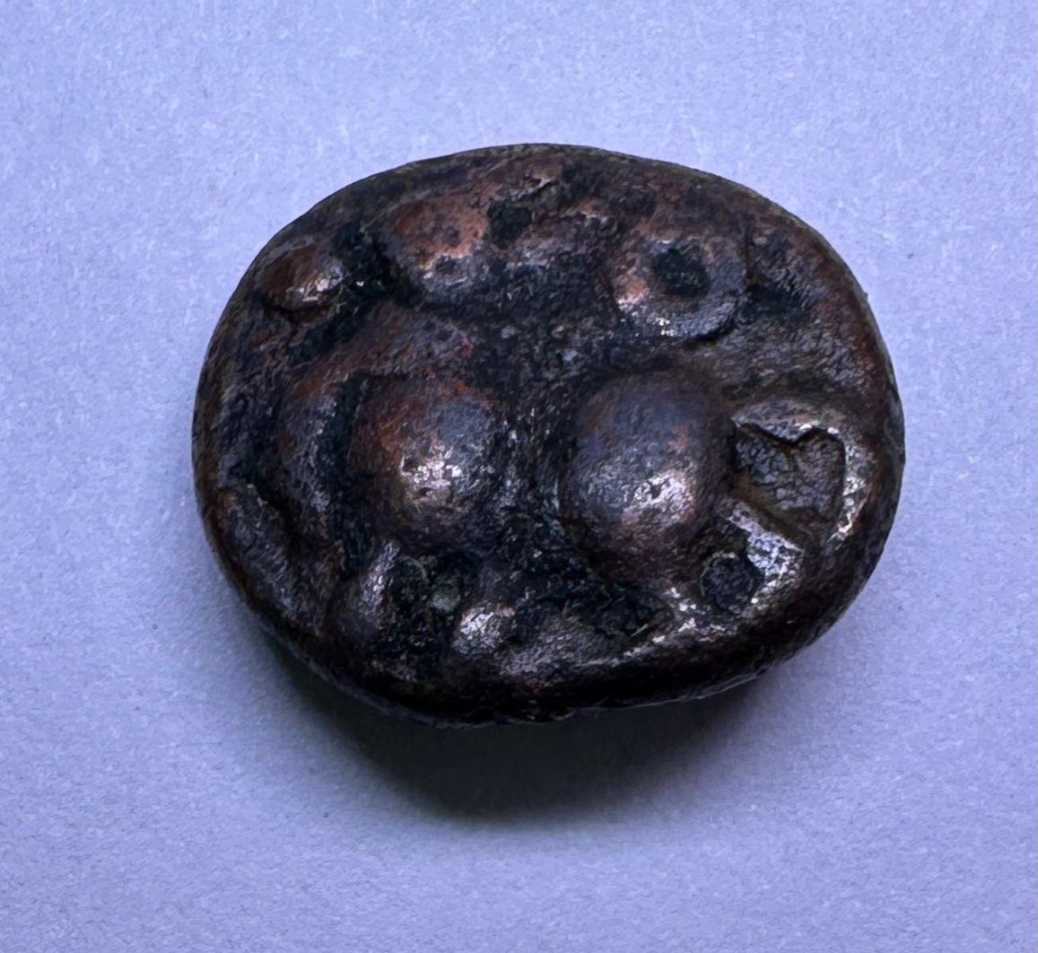 VIJAYANAGAR FUEDATORY -KONERI RAYA COPPER KASU-1471-96
