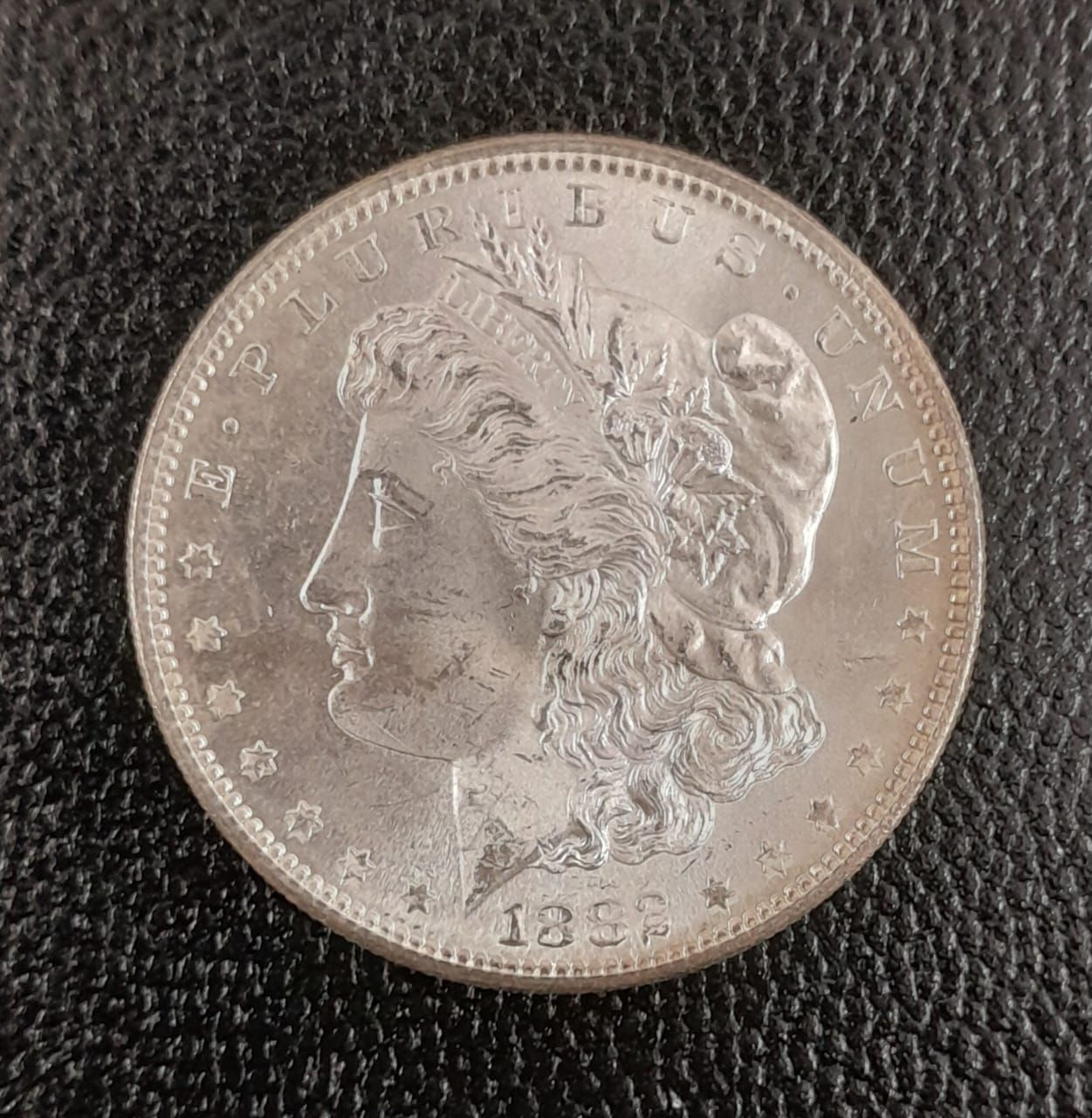 USA-1 DOLLAR 1882- MORGAN DOLLAR,SILVER UNC